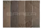 Облицовочный кирпич БРАЕР кладка Мокко