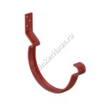 Крюк крепления желоба короткий Aquasystem D125 мм, GreenCoat Pural BT, RR 29 (красный)