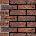 Кирпич ручной формовки Engels Limburgs oranje bont, DF 215x100x65 мм