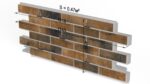 Термопанели на пенополистероле с клинкером BestPoint Loft Brick Curry — изображение 4
