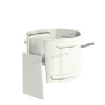Держатель трубы (на кирпич) МЕТАЛЛ ПРОФИЛЬ  PUR D100 Ral 9010