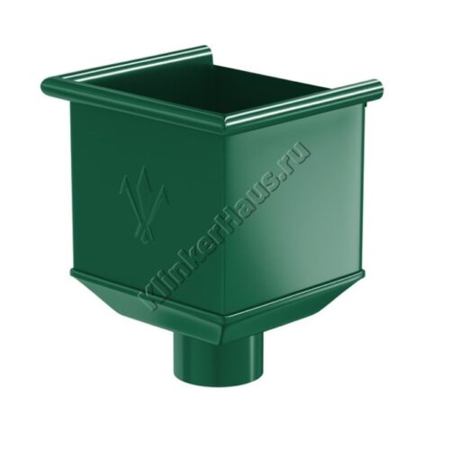 Воронка водосборная Aquasystem D90 мм, GreenCoat Pural BT, RAL 6005 (зеленый)