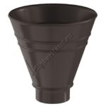 Воронка водосборная круглая Aquasystem D90 мм, GreenCoat Pural BT, RR 32 (коричневый)
