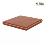 Клинкерная ступень угловая Флорентинер ABC Granit Rot 335x335x10 мм