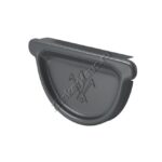 Заглушка Aquasystem D125 мм, GreenCoat Pural BT matt, RR 23 (серый)